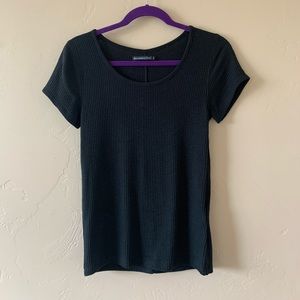 Ribbed Abercrombie & Fitch short sleeve tee